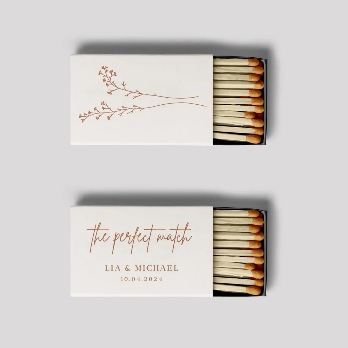 Sticker Label Template - Minimalist Matchbox Label The Perfect matchbox