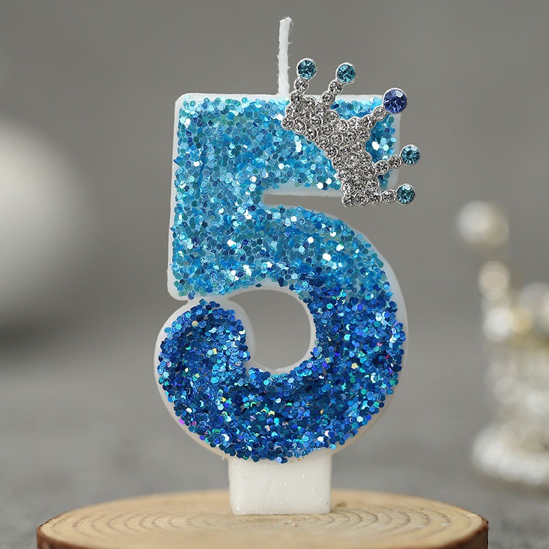 Creative Peacock Blue Crown Di - Candle Supply บทวิจารณ์และราคา