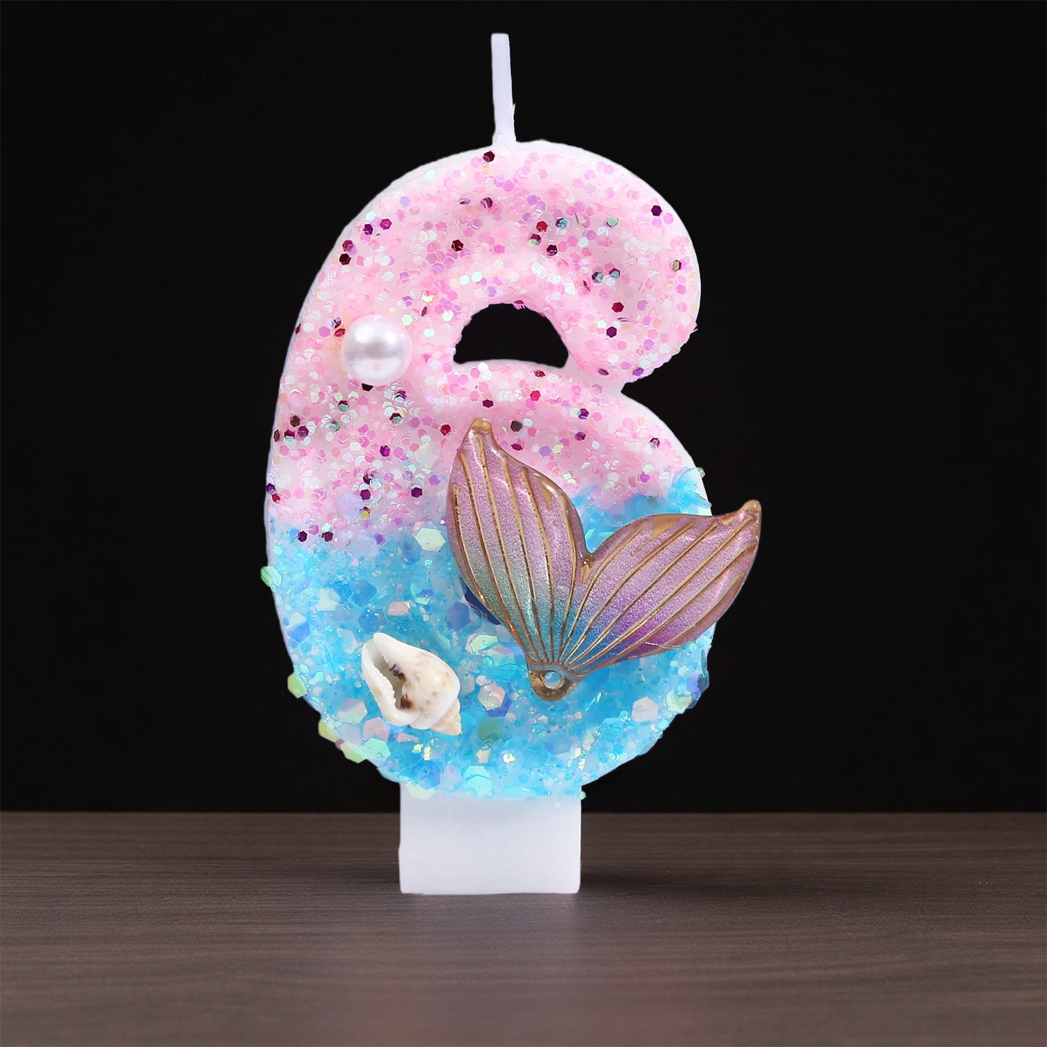 Gradient Blue Shell Pearl Crea - Candle Supply บทวิจารณ์และราคา
