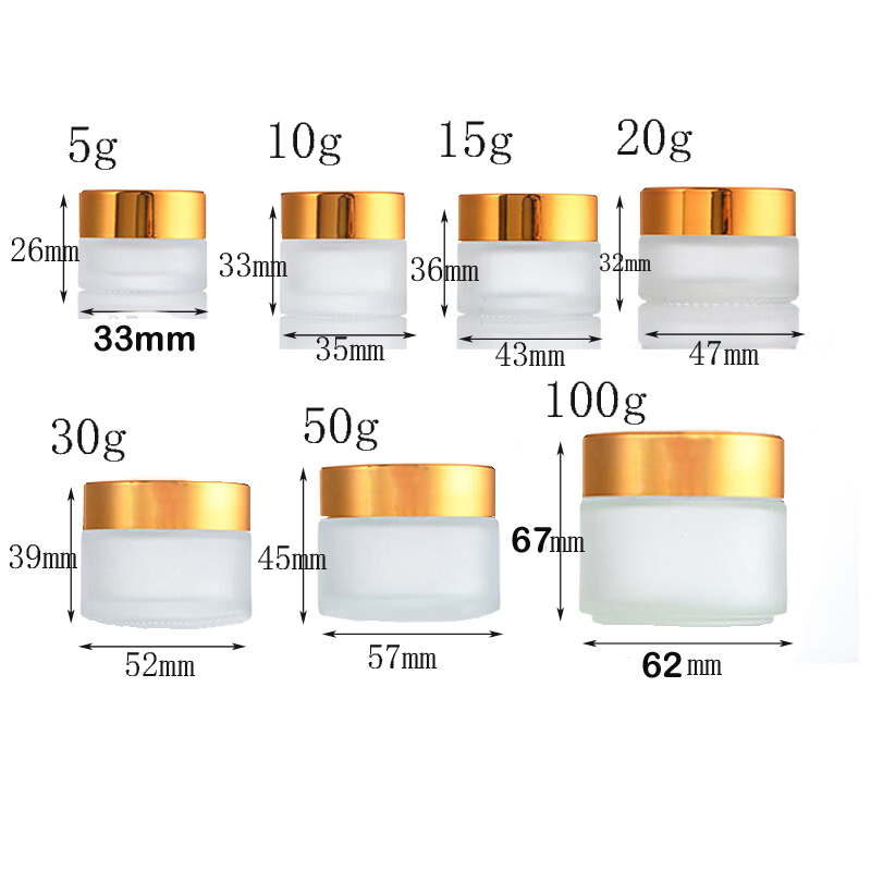 5Pcs 5g-100g Mini Amber Round  - Candle Supplies Glass Jars บทวิจารณ์และราคา