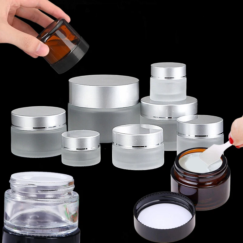 5Pcs 5g-100g Mini Amber Round  - Candle Supplies Glass Jars บทวิจารณ์และราคา