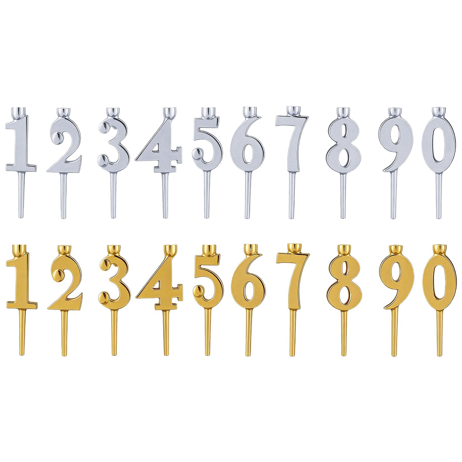 Number Birthday Candle Holders - Candle Supply บทวิจารณ์และราคา