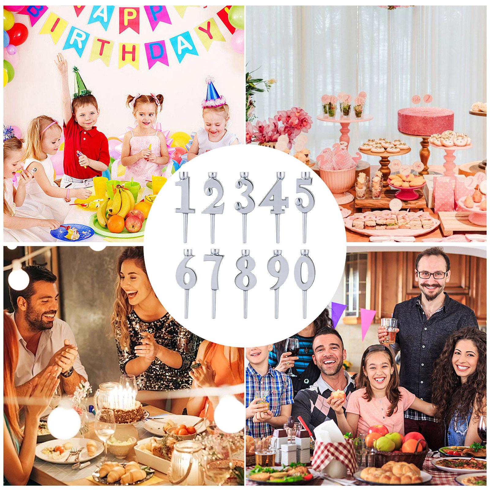 Number Birthday Candle Holders - Candle Supply บทวิจารณ์และราคา