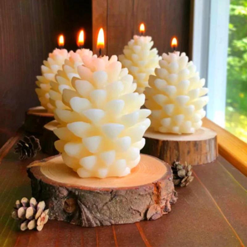 Classic Design Pine Cones Mold - Candle Supplies For Sale บทวิจารณ์และราคา