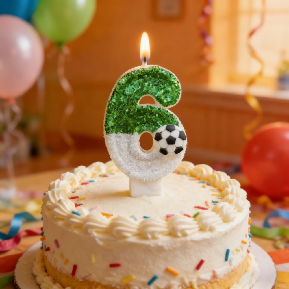 Football Shape Number Cake Can - Candle Supply บทวิจารณ์และราคา