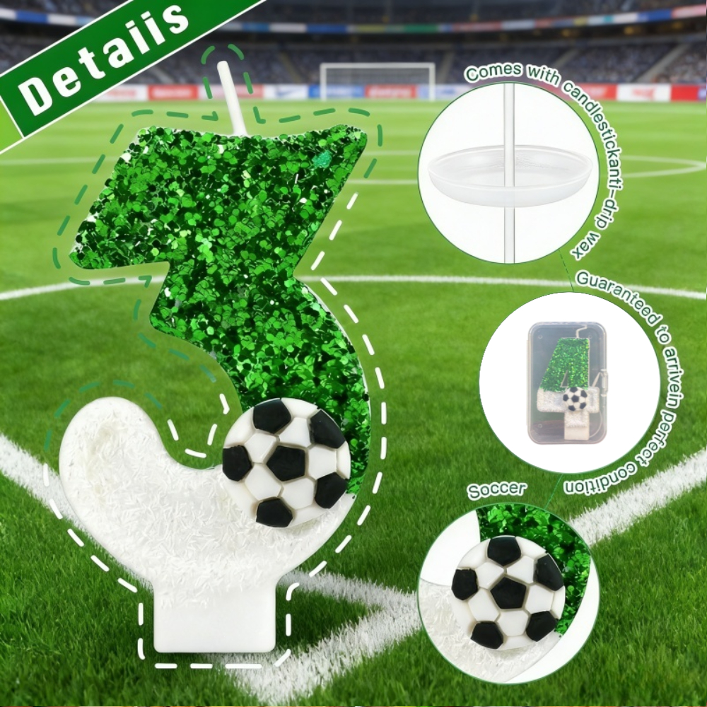 Football Shape Number Cake Can - Candle Supply บทวิจารณ์และราคา