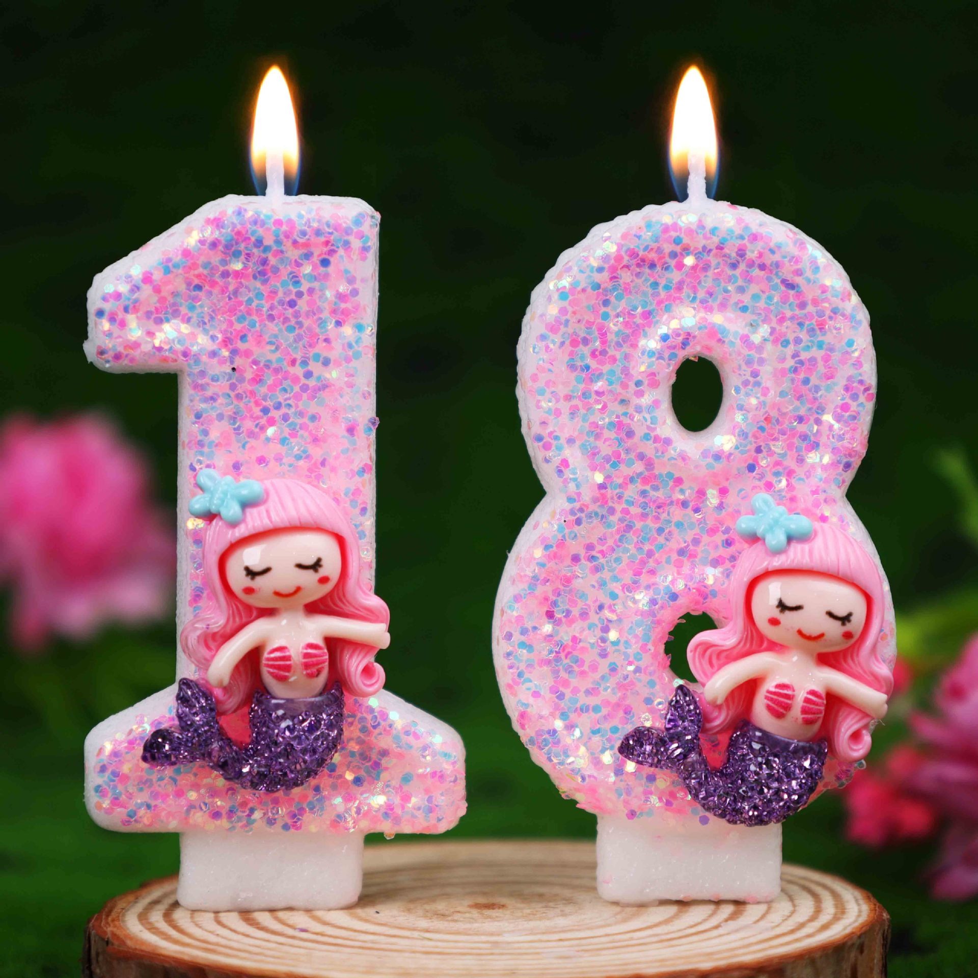 Creative Pink Mermaid 0-9 Digi - Candle Supply บทวิจารณ์และราคา
