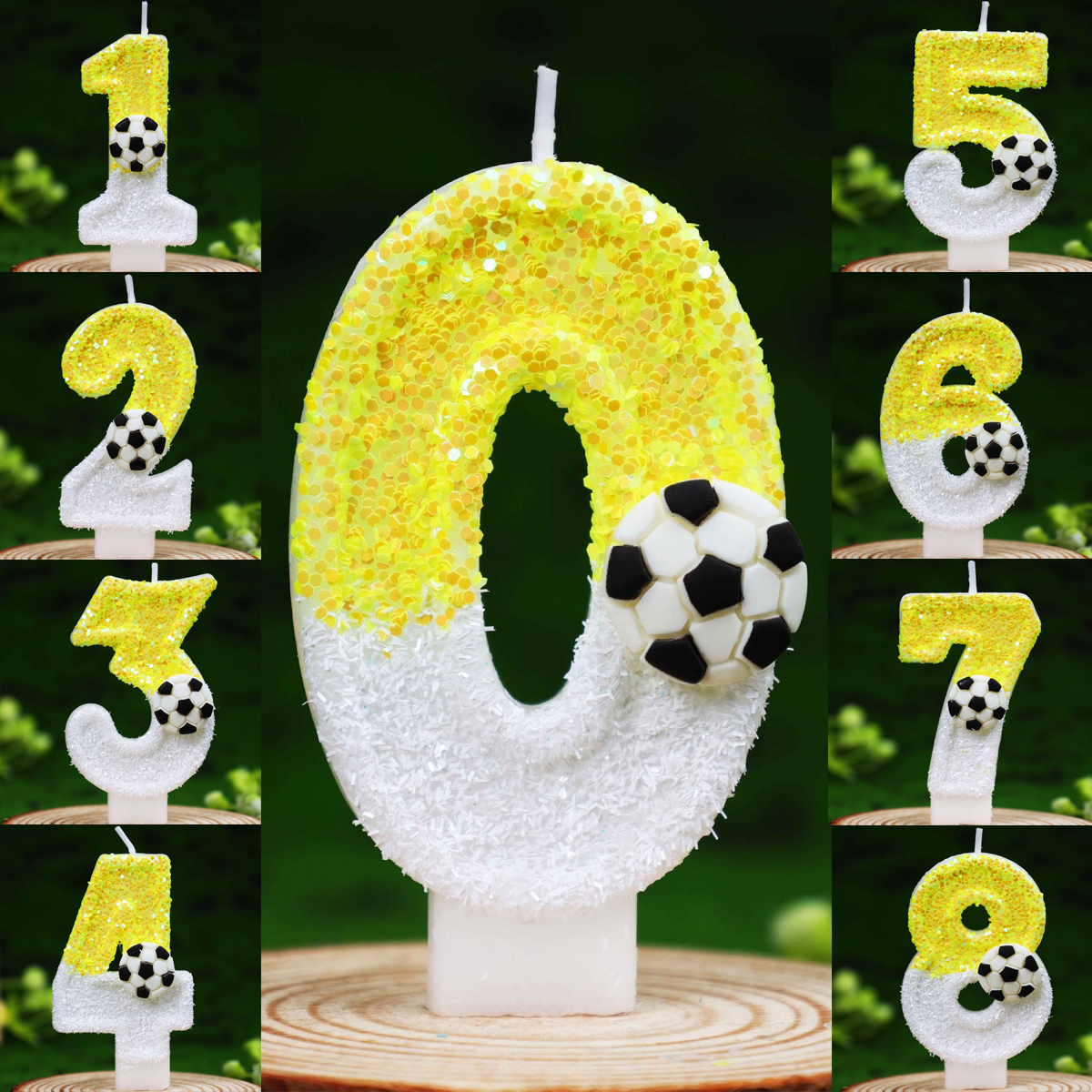 Yellow White Sequins Sports Fo - Candle Supply บทวิจารณ์และราคา