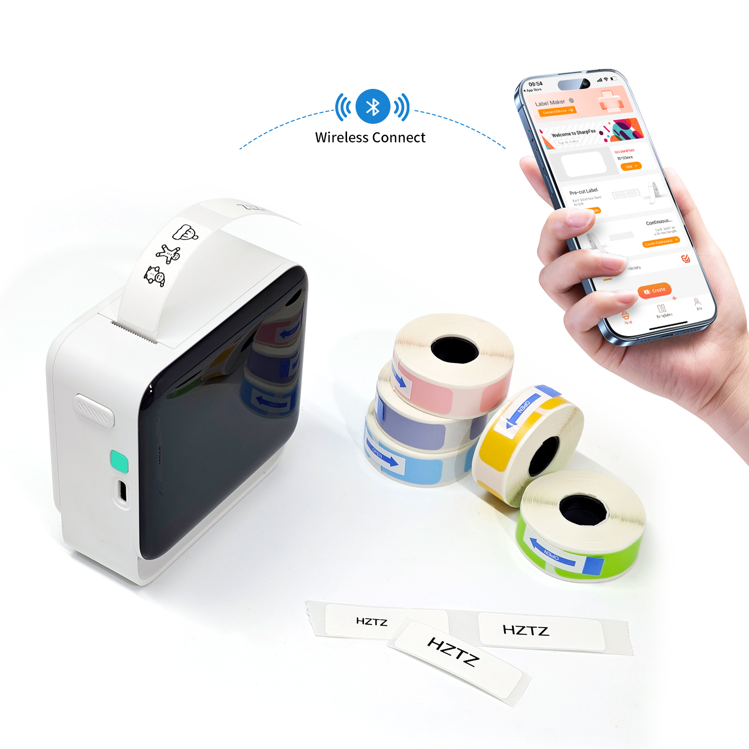 Label Maker with Paper Roll fo - Sticker Label Template บทวิจารณ์และราคา