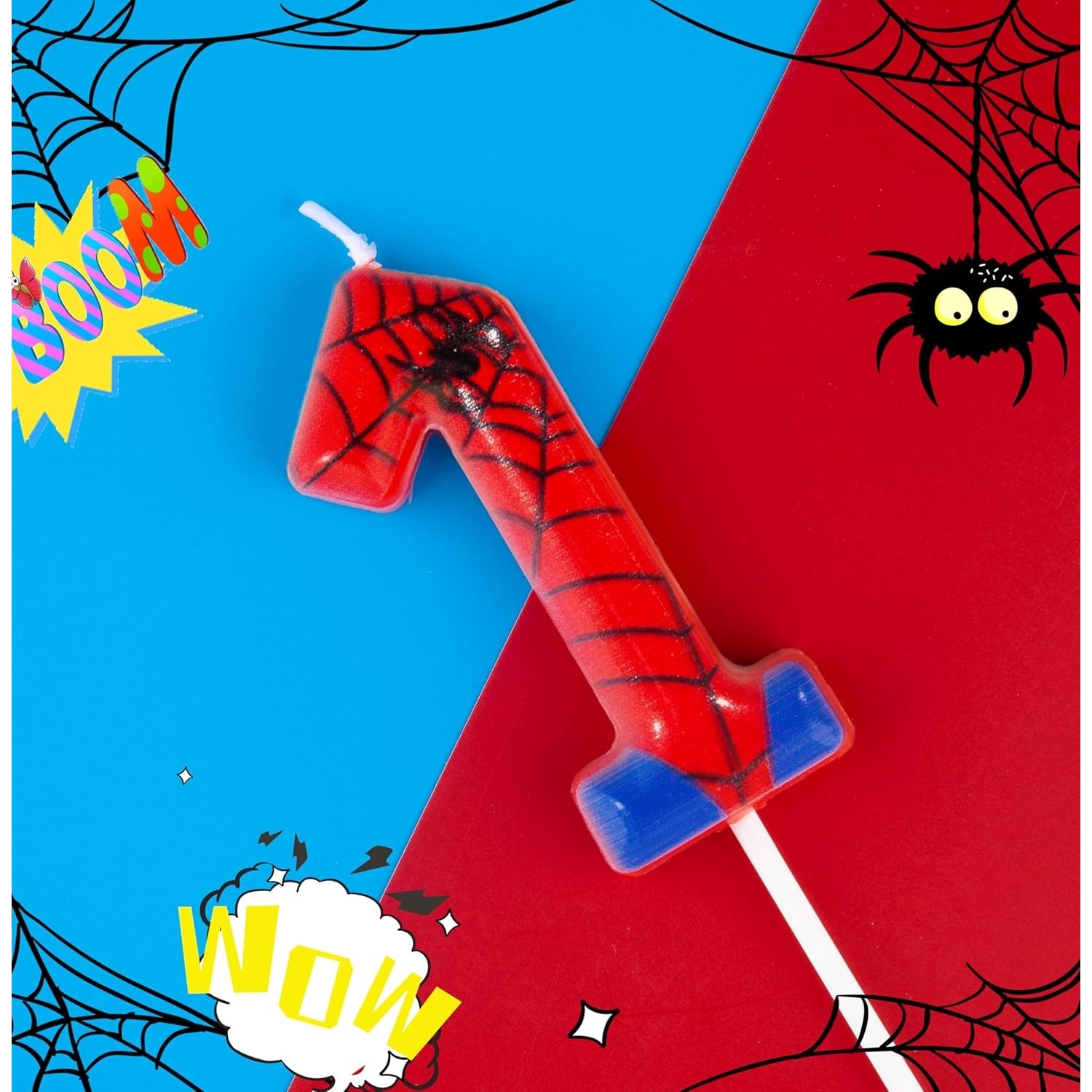 Spider Party 0-9 Birthday Cand - Candle Supply บทวิจารณ์และราคา