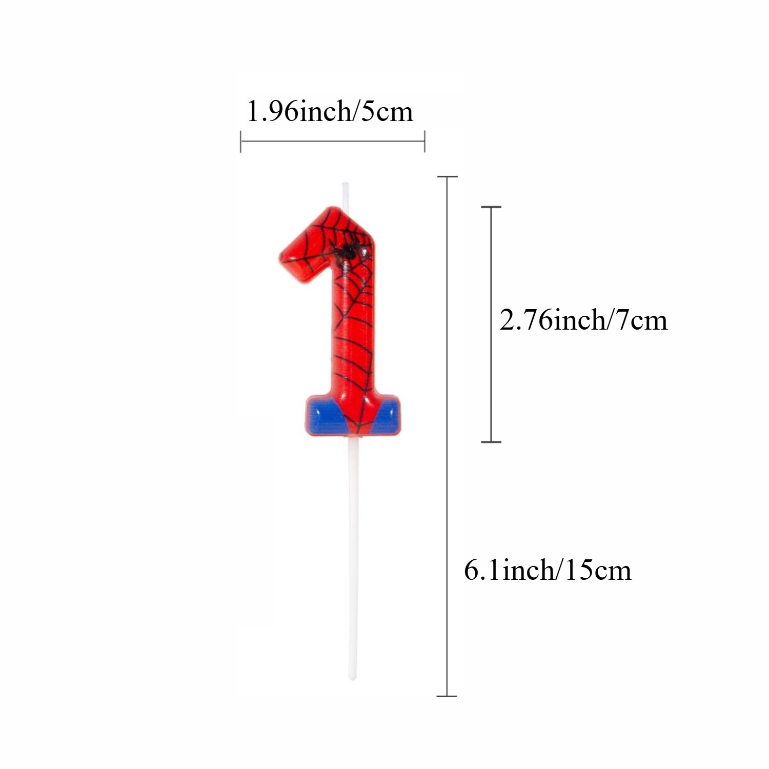 Spider Party 0-9 Birthday Cand - Candle Supply บทวิจารณ์และราคา
