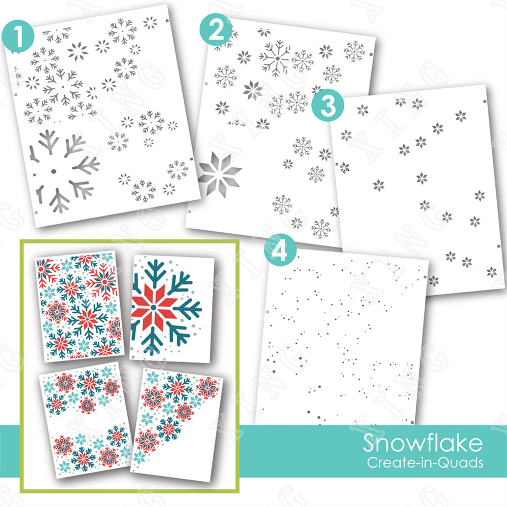 Snowflake Layering Stencil New - Candle Supplies For Sale บทวิจารณ์และราคา
