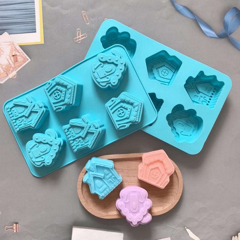 Hot Sale 6-cavity House Baking - Candle Supplies For Sale บทวิจารณ์และราคา
