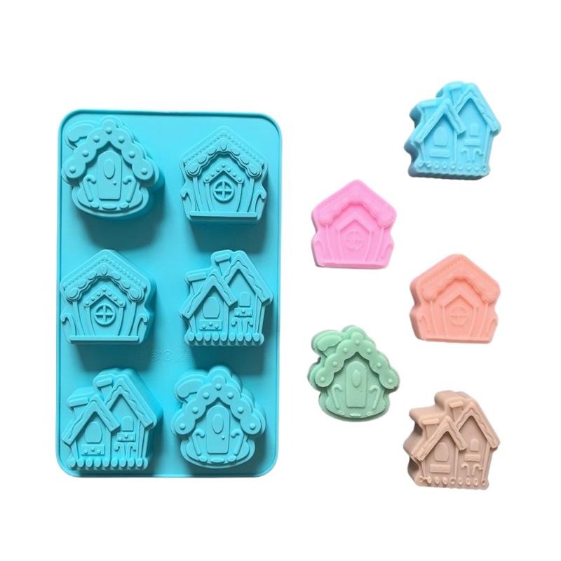 Hot Sale 6-cavity House Baking - Candle Supplies For Sale บทวิจารณ์และราคา