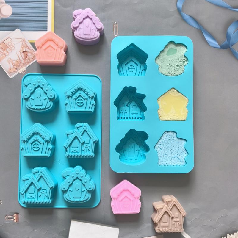 Hot Sale 6-cavity House Baking - Candle Supplies For Sale บทวิจารณ์และราคา