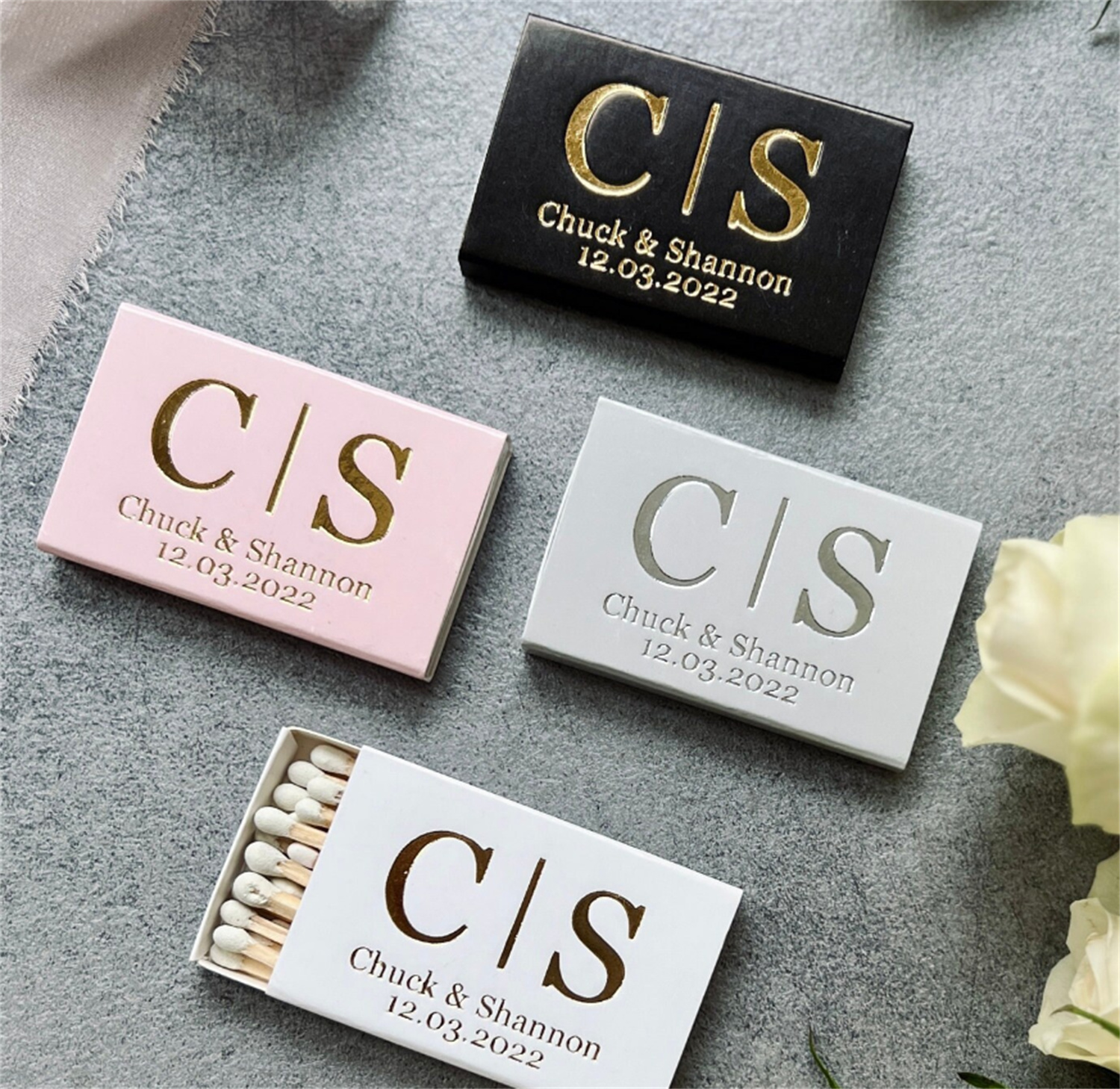 The Perfect Pair Matchbox Labe - Sticker Label Template บทวิจารณ์และราคา