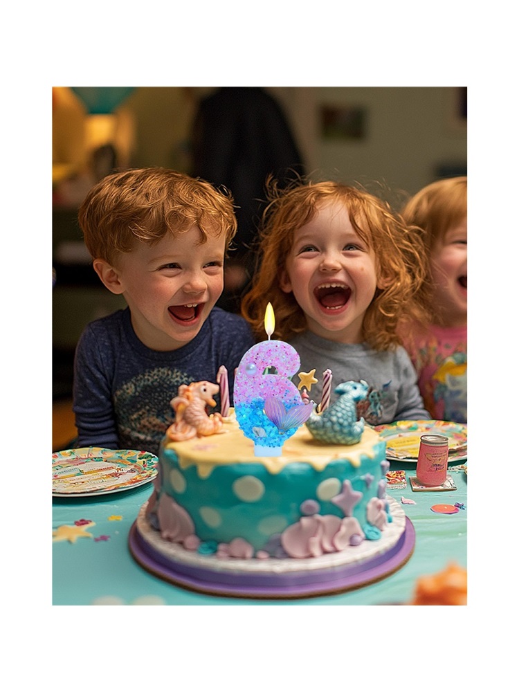 Mermaid Themed Birthday Candle - Candle Supply บทวิจารณ์และราคา