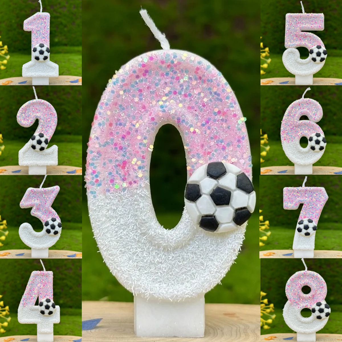 Pink White Sequins Sports Foot - Candle Supply บทวิจารณ์และราคา