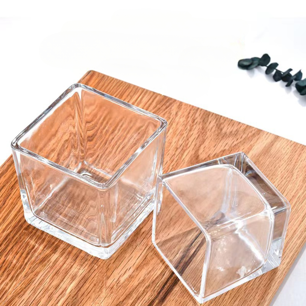 Geometry Square Candlestick In - Candle Supplies Glass Jars บทวิจารณ์และราคา