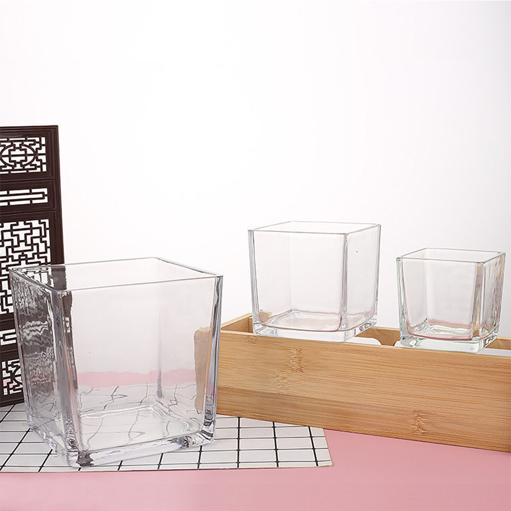 Geometry Square Candlestick In - Candle Supplies Glass Jars บทวิจารณ์และราคา