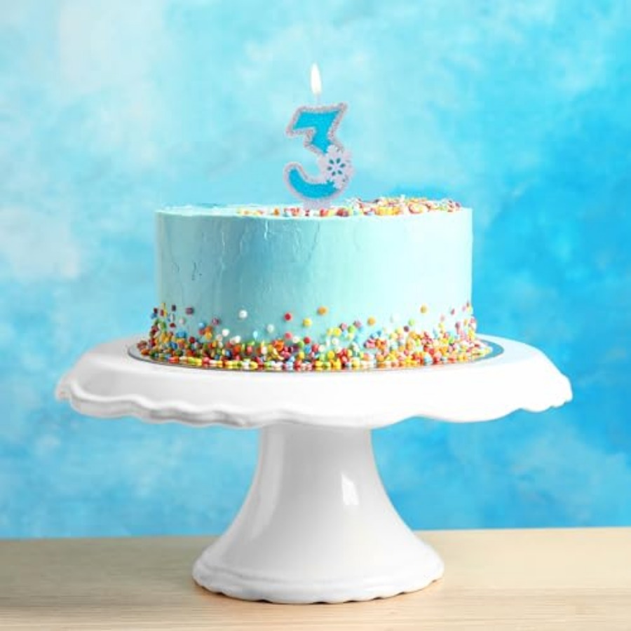 Blue Frozen Birthday Party Dec - Candle Supply บทวิจารณ์และราคา
