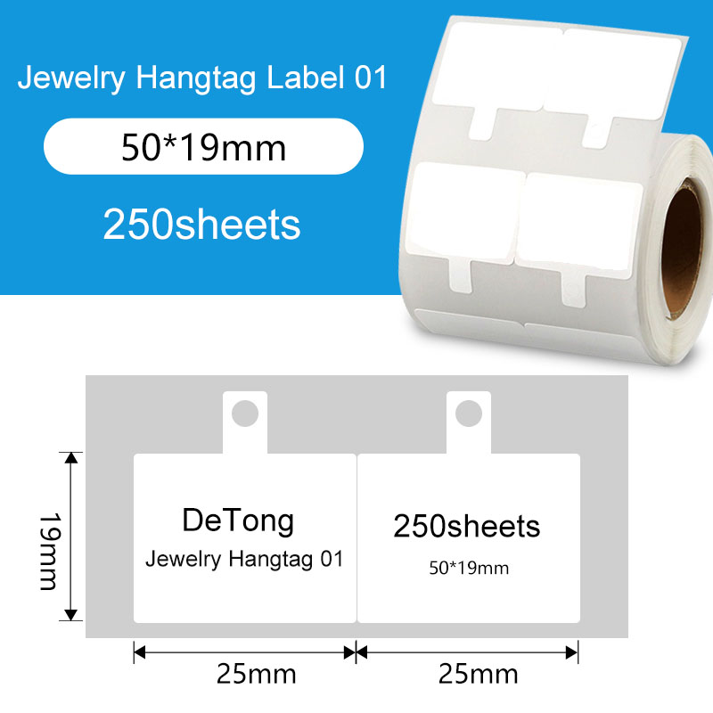 DETONGER 2 Rolls Adhesive Ther - Sticker Label Template บทวิจารณ์และราคา